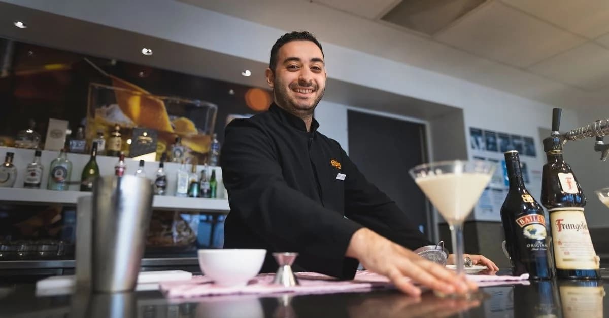 Bar and lounge staffing for the post event rush