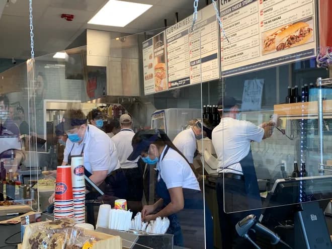 Restaurant team